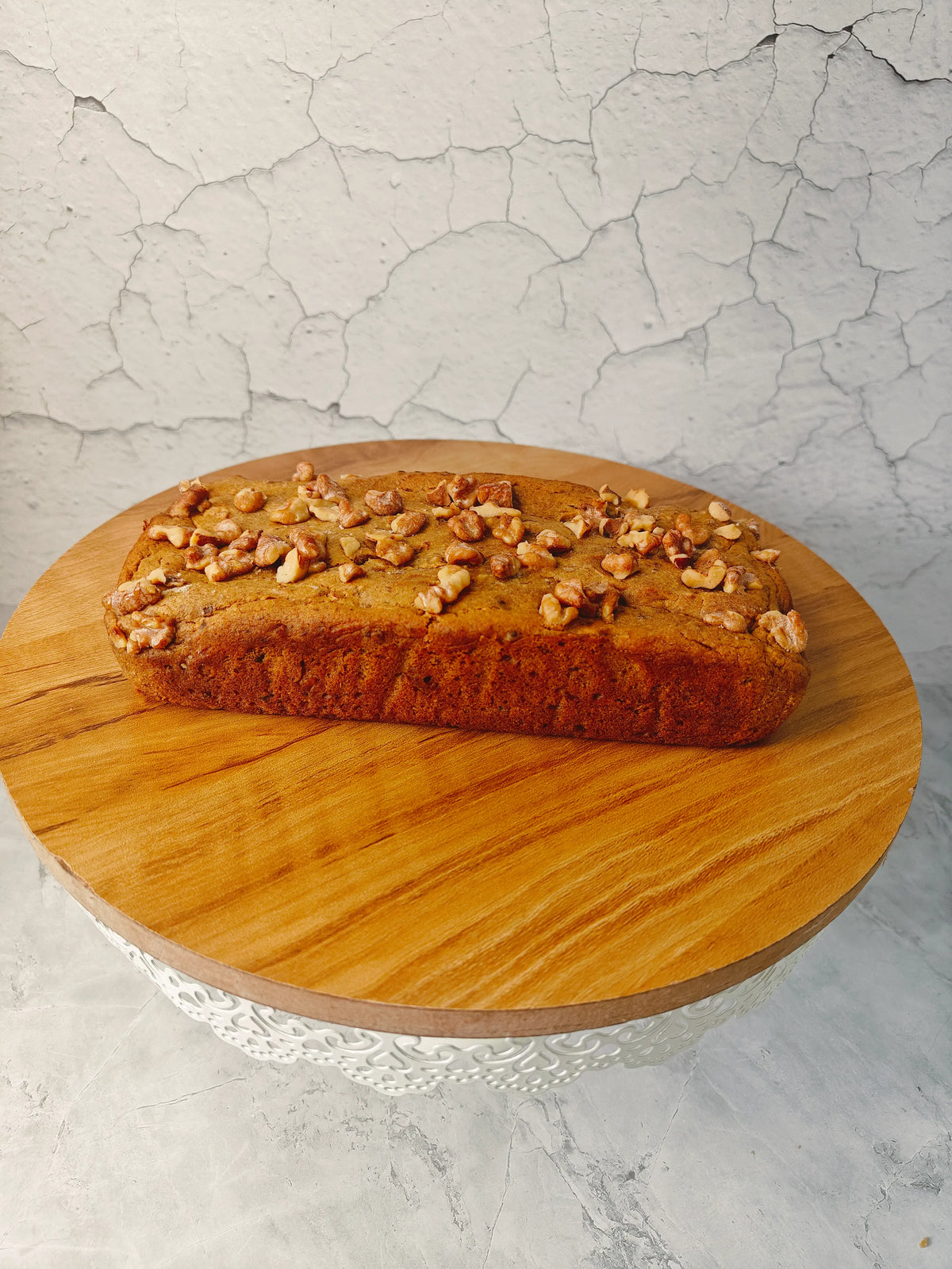 Whole Wheat Dates, Coffee & Walnut Cake